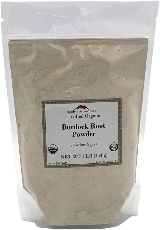 Mountain Rose Herbs Organic Burdock Root Powder 1lb Bulk