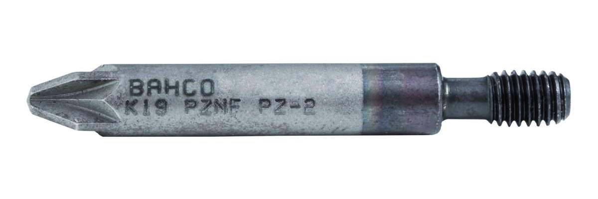 Bahco K19PZD-2NF IRK19PZD-2NF Head Screws 2-Nf Bit, Silver