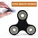 Fidget Spinner, EpochAir Tri-spinner Hand Finger Fidget Toys Ceramic Bearing - Perfect for Adult Children relieves Anxiety, Autism and Boredom Black
