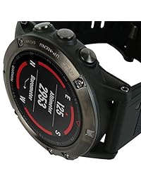 Garmin Fenix 5 x Protector de visualización (6-Pack), Skinomi TechSkin Full de cobertura Protector de visualización para Garmin Fenix 5 x Transparente HD anti-bubble Película