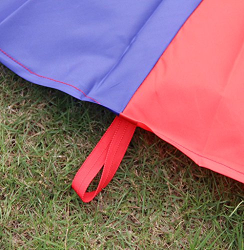 image for DYNWAVE Play Parachute for Kids 16ft with 15 Handles Game Toy for Kids