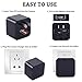 JAKIELAX Hidden Camera Charger, 1080P HD Spy Camera Wall Charger USB Adapter Nanny Camera[2 USB Charger] with Motion Detection and Loop Recording for Protection at Home and Office