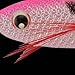Yo-Zuri Squid Ultra Bait Aurora Sinking Jig, Luminous Green, 3-3/4-Inch