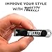 TWEEZZY Professional Grade Nail Clippers Set - Toenail Clipper for Thick Nails, Fingernail Clipper, Emery Board for Filing & PVC Storage Bag - Luxurious Manicure Set for Men & Women - Sharp Blades