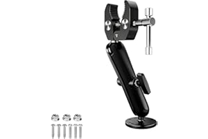 Msiud Trolling Motor Stabilizer Mount Support, for Boat Bracket Reduce Bounce Shaft Securely Support 360° Adjustable Fits to 