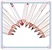 Vi.yo 12 Pieces lip Liner Pencil Waterproof Beauty Durable Long-lasting Lip Gloss Make-up Tools