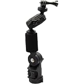 YakAttack PanFish Portrait Pro 11.5" Kayak Camera Mount | 11.5" Low Profile | GoPro &amp; 1/4"-20 Camera Ball | LockNLoad Base | Stable Kayak Fishing Photo &amp; Video Mounting