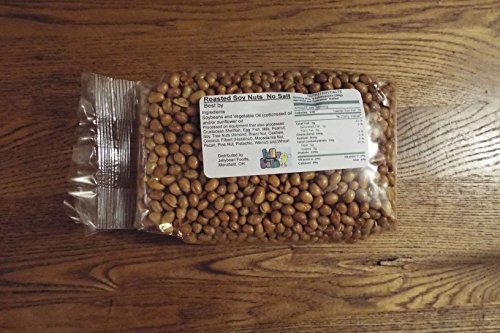 Soy Nuts Roasted Unsalted (no salt) 1 Lb