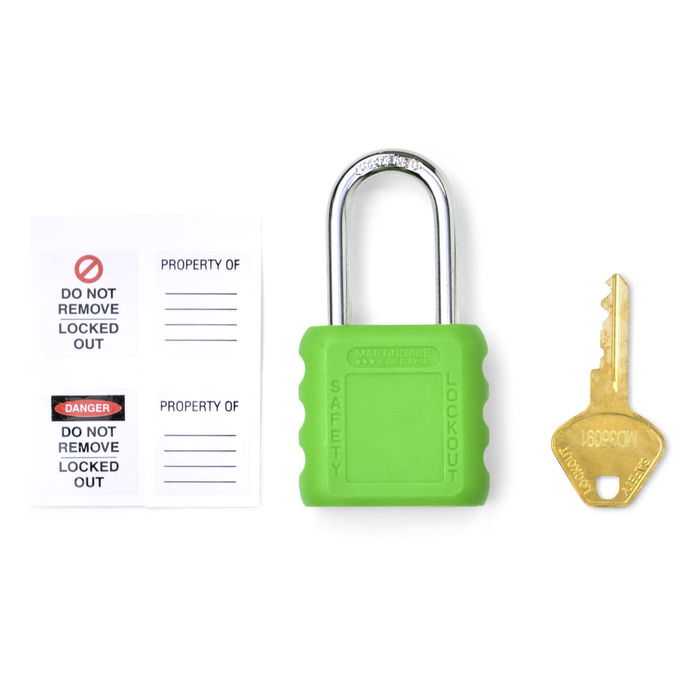Martindale PAD11GN PAD11 Padlock, Green, One Size