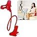 Cell Phone Holder, Breett Universal Cell Phone Clip Holder Lazy Bracket Flexible Long Arms for iPhone, GPS Devices, Fit On Desktop Bed Mobile Stand for Bedroom, Office, Bathroom, Kitchen