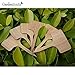 60 Bamboo Garden Plant Labels Herbs Gardening Planter Markers Plant Sign Tags 60pcs 2.4 inch Wide 4 inch Tall for Indoor Plants Flowers Succulents