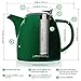 Tealyra - Drago Ceramic Teapot Green - 37oz (4-6 cups) - Large Teapot with Stainless Steel Lid Extra-Fine Infuser for Loose Leaf Tea - Lead-free - 1100ml
