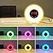 Wake Up Light Alarm Clock, [2018 UPGRADED] Digital Alarm Clock with Sunrise Simulation, 7 Colors Night Light, 6 Nature Sounds, FM Radio for Bedrooms and Heavy Sleepers