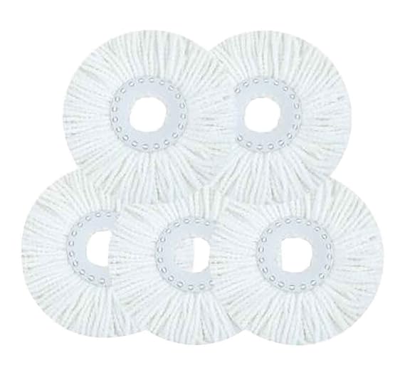 Satz von 5 Spin Mop Head Ersatz Mop Head Mop Head Refill [C]