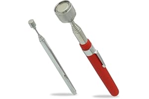 VASTOOLS Telescopic Magnetic Pickup Tool Set, 10LB Magnet Stick, 2LB Extendable Magnetic Pickup Tool for Car,Household,Office