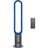 Dyson Cool AM07 Air Multiplier Bladeless Tower Fan, 70&deg; oscillation, 10 levels (Iron/Blue)