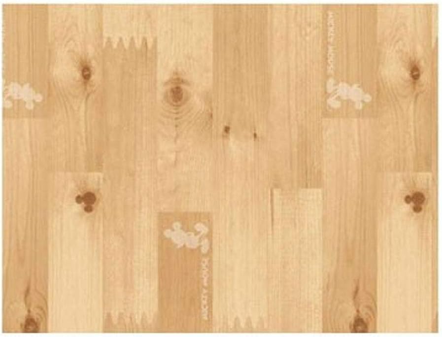 Amazon 貼ってはがせるテーブルデコレーション ディズニー ウッドミッキー Lbr ライトブラウン 90 150cm 明和グラビア テーブルクロス 通販