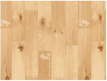 Amazon 貼ってはがせるテーブルデコレーション ディズニー ウッドミッキー Lbr ライトブラウン 90 150cm 明和グラビア テーブルクロス 通販