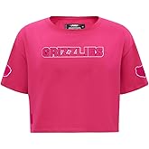Pro Standard Womens NBA Memphis Grizzlies Classic Triple Pink Short Sleeve Boxy Tee Beetroot Purple M