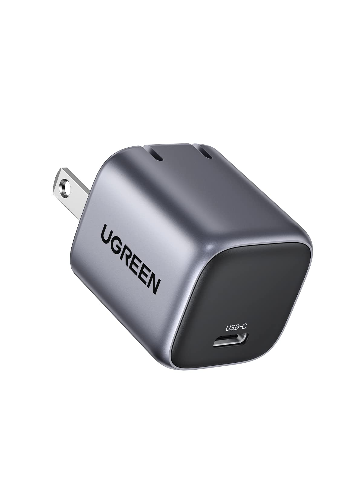 UGREEN Nexode Mini 20W PD 充電器 USB-C 急速充電器 【GaNFastⅡ(窒化ガリウム) 採用 超小型 折畳式プラグ PD3.0/PPS/QC4+規格対応/PSE技術基準適合】 タイプc iphone17-8シリーズ/GalaxyS24-S10シリーズ/Google Pixelシリーズ/iPad/AirPodsなどに対応 CD318商品画像