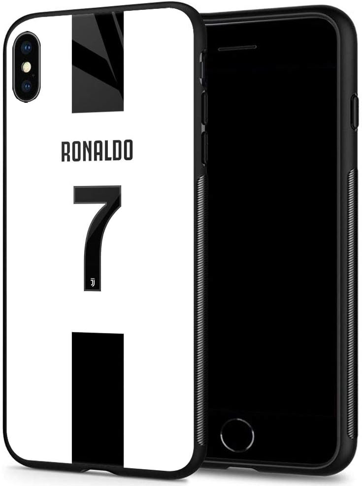 ANLUN STORE iPhone XR Cases, Tempered Glass iPhone XR CasePattern Design Black Cover Fashion Case for iPhone XR 6.1-inch