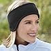 Fleece Winter Ear Warmer Headband Sports Running Ski Cycling Snowboard Thermal Ear Muff Hairband Headband Headwrap With Velcro (black)