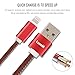 iphone Charging Cable / Lightning Cable [Apple MFi Certified] 3ft Leather Charger Cable / Charger Cord for iPhone X,iPhone 8/8 plus,iPhone 7 /7 plus/iPhone 6s/6/iPhone5/iPad/ iPad Pro / mini（Brown)