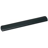 3M Gel Wrist Rest, Black Leatherette, 19 Inch Length, Antimicrobial Product Protection (WR310LE)