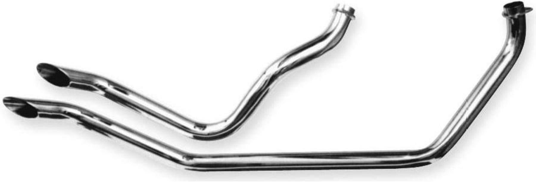 Paughco 1-3/4&Prime, Upsweep Goose-Cut Drag Pipes for Rigid Frames 730CA