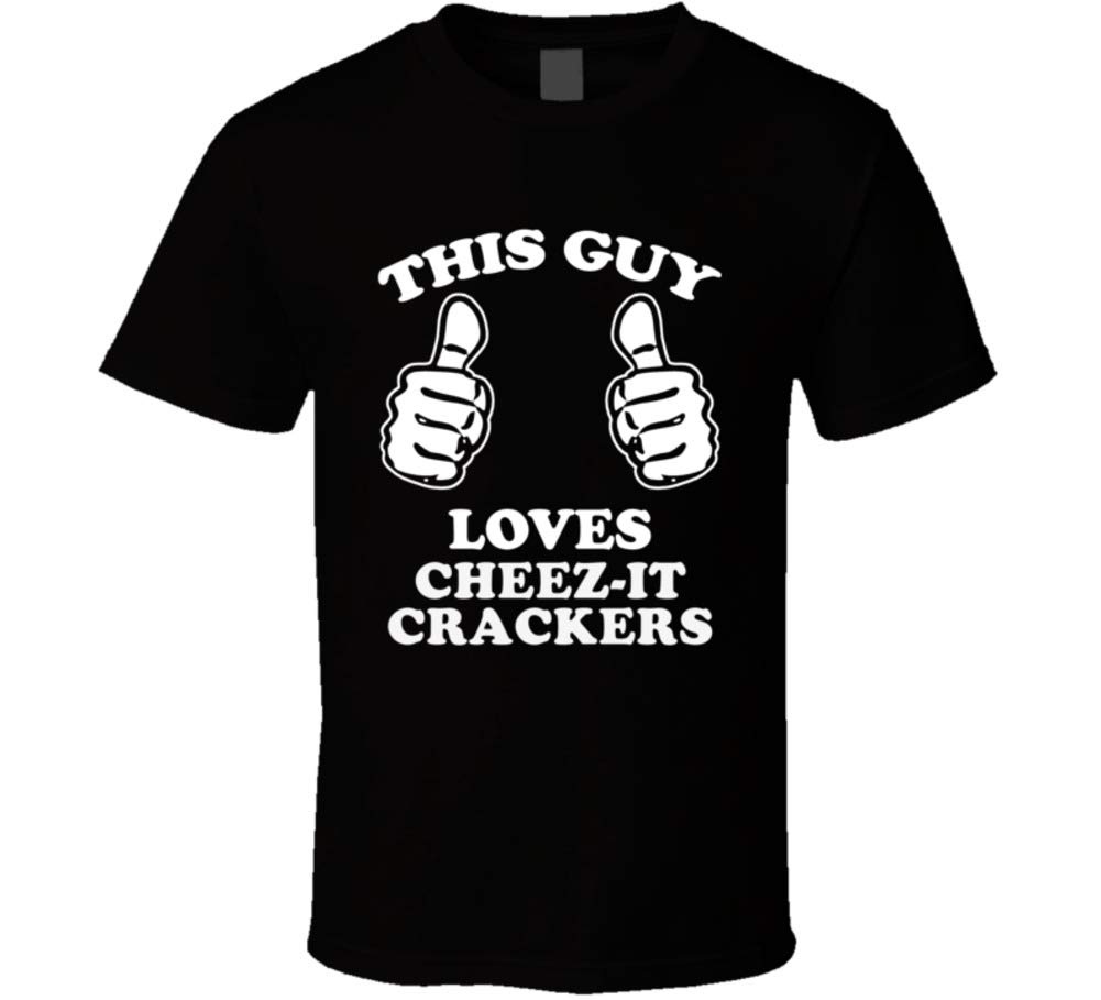 This Guy Loves Cheez It Crackers Fun Retro Favorite Food T Shirt