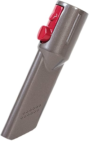CASDON DYSON CORDLESS VACUUM INTERACTIVE & OFFICIALLY LICENSED TOY DYSON VACUUM FOR CHILDREN AGED 3+ REALISTIC ROLE-PLAY FUN, PURPLE AND ORANGE
