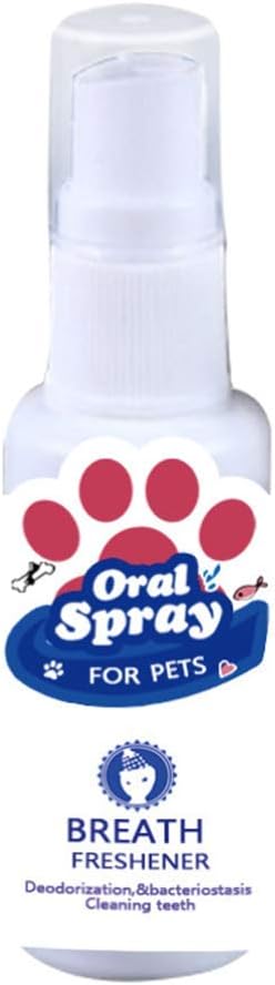 BOLANA Pet Teeth Breath Cleaning Freshener Dog Dental Spray Care Cleaner Plaque Remover (1 pc)
