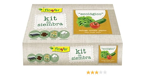 Flower 51178 51178-Kit Semillas ecologico, No Aplica, 38x24.5x9.5 ...