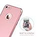 VANSIN Case for iPhone 7, 3 in 1 Ultra Thin and Slim Hard Case Coated Non Slip Matte Surface with Electroplate Frame for iPhone 7 (4.7'')(2016) - Rose Gold