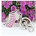 Crystal Rhinestone Diamante High Heel Shoe Decoration Chain for Phone Car Bag Key Ring keychain Charm Gift - Perfect for Women Ladies Girls' Phone Key Bag Pink