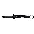 Smith&Wesson M&P Folding Spear Point Featuring 8Cr13MoV Stainless Steel And Ergonomic Finger Loop Designed For EDC And Quick Deployment