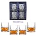 Amlong Crystal Lead Free Double Old Fashioned Crystal Whiskey Glass - Classic Stylish Design - Perfect for Scotch, Bourbon, Cognac and Cocktail Glasses, 9 Ounce, Set of 4 With Gift Box