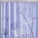 iDesign Thistle Fabric Shower Curtain for Master, Guest, Kids', College Dorm Bathroom, 72
