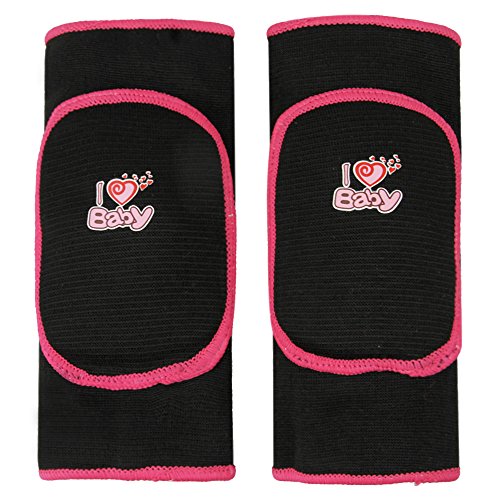 BXT Kids Children Boys Girls Stretchy Cotton Knee Pads Sports Padded Knee Sleeves Dancing Knee Protective Brace Support Strap Wrap Band for Basketball, Volleyball, Football, Skating Sports