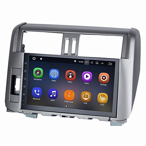 Sygav android 7.1.1 car stereo for 2010-2013 toyota prado 10.2 in…