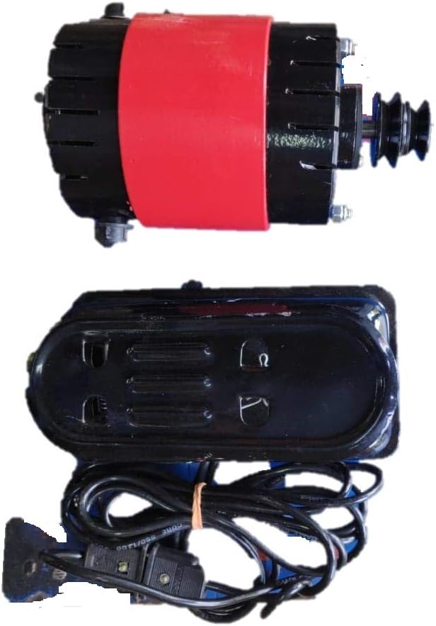 RK Super Copper Winding Carbon Sewing Machine (Red & Black)