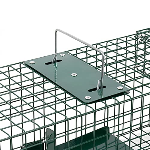 VOSS.farming Lebendfalle mit Schnapptür - Marderfalle Rattenfalle Wildtierfalle Kastenfalle, 18,5 x 18,5 x 60cm – Bild 4