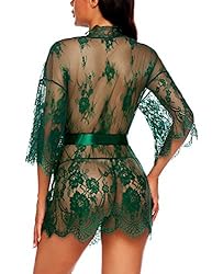 Avidlove Women's Lace Kimono Robe Babydoll Lingerie