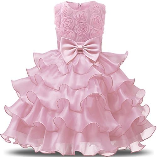 Niyage Girls Party Dress Princess Flowers Wedding Dresses Toddler Baby Pageant Tulle Tutus