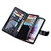 LG G3 Case, LG G3 Wallet Case, TabPow [Wallet Case] 9 Card Holder [Detachable Wallet Folio] PU Leather Flip Case with Lanyard Strap for LG G3