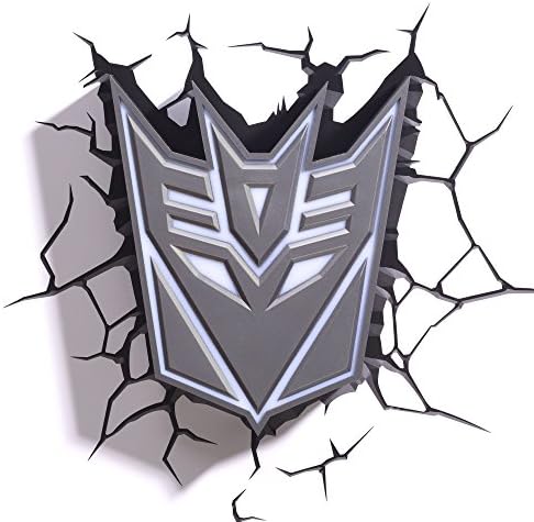 Official Transformers 3D LED Decepticon Wall Mount Night Light.