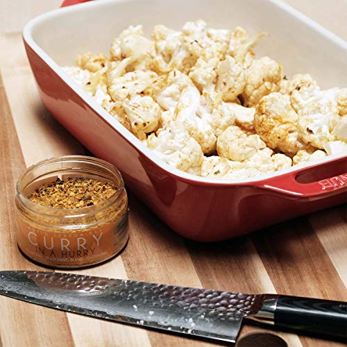 Mild Curry Seasoning Blend - Curry in a Hurry w/ Turmeric, Garlic & Natural Spices - Gluten Free, No MSG , Vegan, Healthy Curry Spice Powder- Great for Curry Noodles, Thai Cuisine & Indian Food