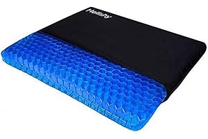 Gel Seat Cushion - Non-Slip Egg Seat Cushion Chair Pads - Office Chair Car Seat Cushion for Sciatica & Back Pain Relief - Coc
