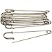 Wish You Have a Nice Day 30pcs 2.5 Inch Heavy Duty Giant Silver Safety Pins for Blankets, Skirts, Kilts, Knitted Fabric,Crafts (2.5inch, Silver)