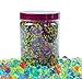 Water Beads 18 oz (over 62,000 beads!!) For Kids Sensory Experience, Toy Guns with Bullet Beads[Rainbow Mix], Party Decoration and Watering plant